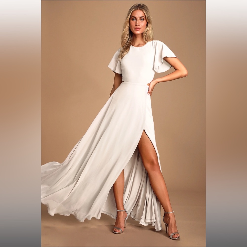 Lulus NWT white cutout dress